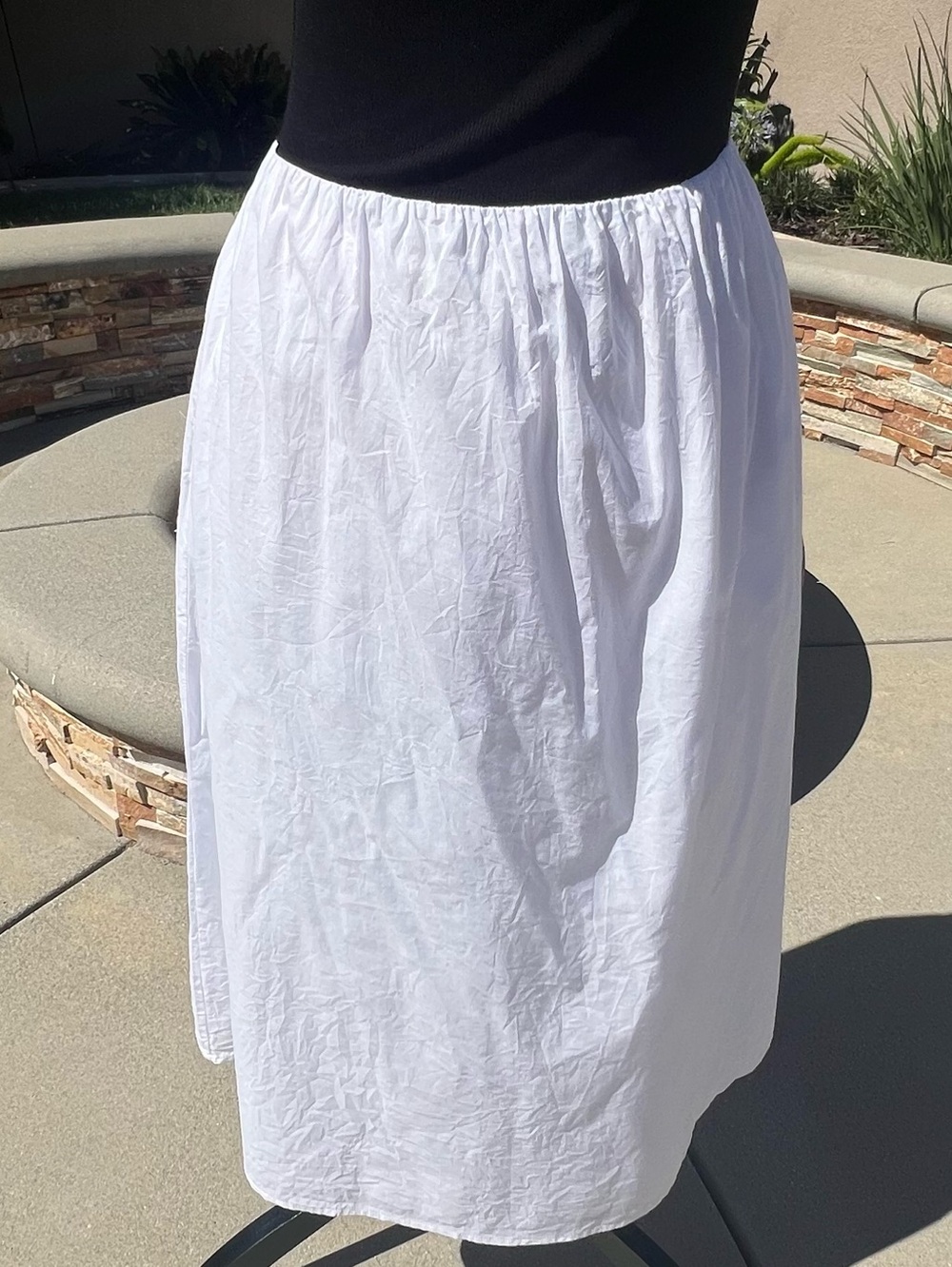 Black White
Sleeveless Fit & Flare
Midi Dress Cotton
Skirt Size S - Picture 7 of 17
